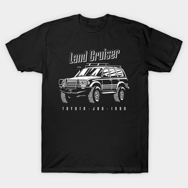 Toyota Land Cruiser J80 T-Shirt by celengan